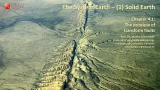 Ch. 4.1:The principle of transform faults