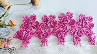 Passo a passo Bico crochê simples