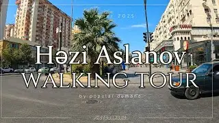 [4K] Hazi Aslanov Walking Tour/ Baku, Azerbaijan 2025