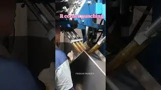 Countertop sink corner making machine #radius corner punching #304 SS sink making