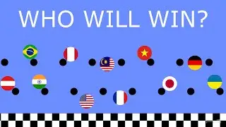 Country Marble Marathon #9 (50 Countries Marble Race!)