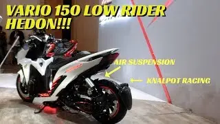 Modifikasi Honda Vario 150 Putih - Futuristic Low Rider