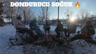 Kars’ta Dondurucu Soğukta Ateş Başında Sucuk Keyfi ❄️🔥