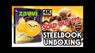 COUP DE GUEULE ZAVVI!!! 😡 SOLO: A STAR WARS STORY STEELBOOK 4K