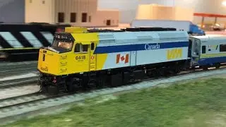 Amazing Canadian model railroad layout in HO scale | VIA Train