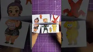 💜PaperArt🩷 #art #paperart #cartoon #paper #cute #spogebob #sprunkiincredibox #spiderman #ladybug