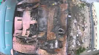 Aerial footage of Valenzuela factory after massive fire