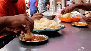 Best Halwa Puri of Dhamthal, Karachi | Inside the Kitchen | Pakistan Street Food