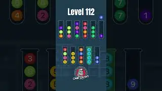Level 112 Solution:  Ball Sort Candy Sort Puzzle Game