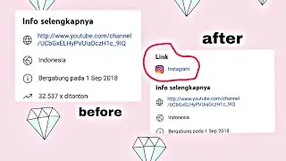 TUTORIAL CARA MENAMBAH LINK DI DESKRIPSI + CARA MENGHAPUS NYA