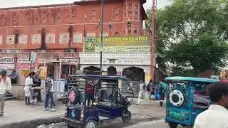 बड़ी चौपड़ चौराहा जयपुर, Badi Chopada Metro Station Chowk Beautiful view.