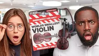 World&rsquo;s Smallest Violin (Emergency Use Only) 🎻 | Hilarious Gag Gift Unboxing + Demo