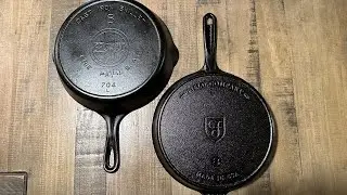 Griswold vs Field Company: Are there big differences in vintage cast iron? (LIVE)