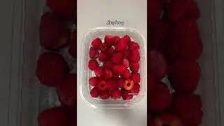 Salad fruits summer 🍎 🍉 🍒 🍯 #salad #cherry #strawberry #rasberry #summer #fyp #shorts #recipe