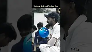Ruturaj gaikwad trolling Rcb #rcb #csk #ruturajgaikwad #trolling #shorts