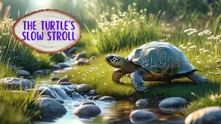 The Turtle's Slow Stroll | A Peaceful Journey Through Nature with a Gentle Turtle, A Calm Kids Song!