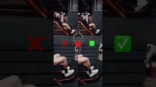 Hack squat mistakes! Right✅ vs Wrong❌ | GAZI FITNESS #gym #shorts