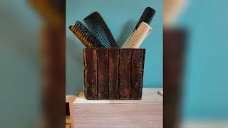 pen stand making..multi purpose stand..