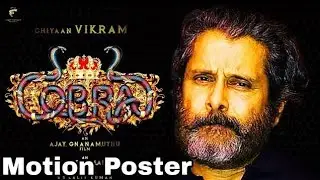 Cobra Title Motion Poster | Vikram 58 | Srinidhi shetty | A R Rahman | Kankatchi Firstlook