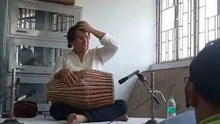 pt. gopal barman shreekhol workshop at rabindra bharati university