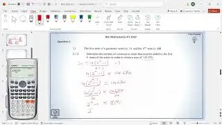 NSC Mathematics 2022 P1 Question 2.1