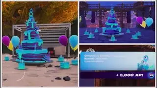 Easily Dance by a Birthday Cake Found at Named Locations - Fortnite 8th Birthday Quest
