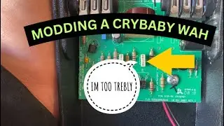 CHANGING CAPACITOR IN GCB95 DUNLOP CRYBABY TO LOWER FREQUENCY RANGE