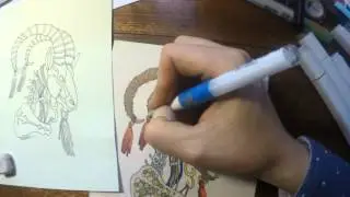 Studio session: colouring ibex
