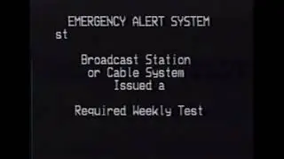 Required Weekly Test during Vault Disney (11/17/02)