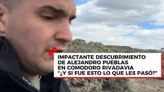 IMPACTANTE descubrimiento de Alejandro Pueblas en Comodoro “¿Y SI LES PASÓ ESTO A PEDRO Y JUANA?”