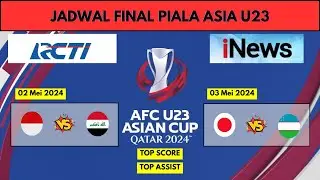 Jadwal Perebutan Juara 3 Piala Asia U23 ~ INDONESIA vs Irak ~ AFC U23
