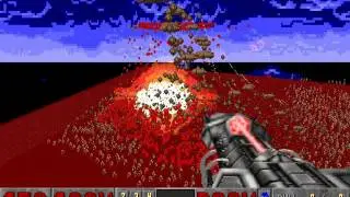 Doom 2 - the fastest 3000 cyberdemons win