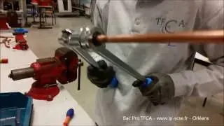Comment réaliser une emboiture sur un tube de cuivre