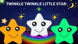 Soothing Lullaby🌟 | Twinkle Twinkle for Toddlers🌟Best Nursery Rhyme | Shooting Star | Cartoon