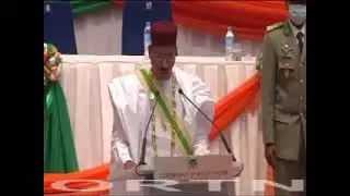Le discours officiel d'investiture le Président de la République Bazoum Mohamed
