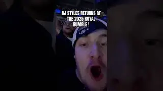 Preston&rsquo;s LIVE REACTION To AJ STYLES RETURNING At The 2025 ROYAL RUMBLE! #short #wwe #reaction
