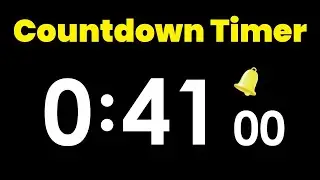 41 Minute Countdown Timer with Alarm #timerstore #41m #countdown