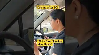 &ldquo;Aaj meri pehli solo car drive 🚗 | Confidence over fear&rdquo; ⭐#youtube #LifeAfter50#indianwomen