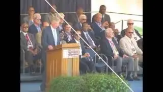 Boston Globe's Dan Shaughnessy Red Sox writer Complete Baseball Hall of Fame Induction Speech