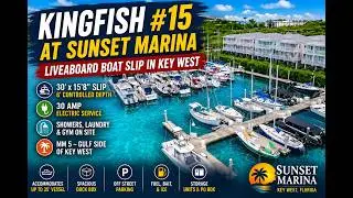 SOLD! 5555 College Rd  Kingfish #15 Key West, Florida 33040,  Sunset Marina dockominium 1080p