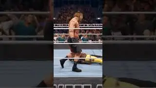 Lesnar did a Shooting Star Press?! ✈️😱 #WWE2K25 #Viral