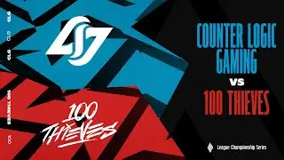 CLG vs. 100 - Week 6 Day 2 | LCS Spring Split | Counter Logic Gaming vs. 100 Thieves (2023)