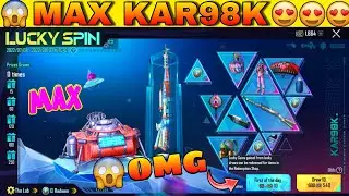 😱 OMG ! MAX KAR98K | BGMI LUCKY SPIN GROUP4GAMERTY