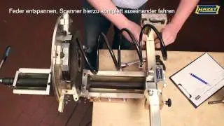 HAZET Stationärer Federspanner 4903/4 Demontage / Montage Federbein C Klasse W203