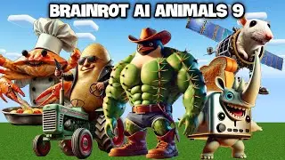 ITALIAN BRAINROT ANIMALS In Minecraft PART 9