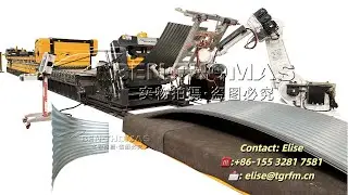Machine produce silo grain storage bin / Grain silo corrugated plate machine production line