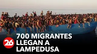 ITALIA | Casi 700 migrantes llegan a Lampedusa el domingo de Pascua