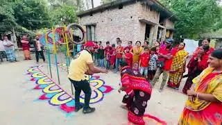 Village Women Hit the Perfect Goal Through the Ring | Amazing Ball Challenge 😲⚽