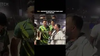 Reporter Destroy Pak Fans Logic ❤... #shorts #cricket