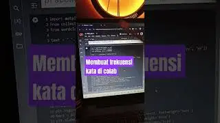 Membuat frekuensi kata di colab #datascience #excel #analisisdata
